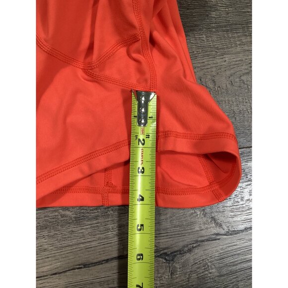 Blogilates Crossover Womens Orange Skort Pockets & Built-In Shorts size S - Picture 6 of 7